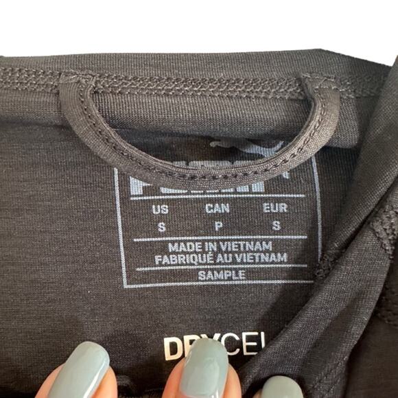 Puma Black Hooded Cropped Lightweight Casual Athletic Jacket Women Sz S - Picture 8 of 12